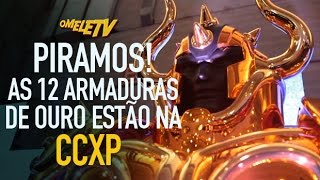 Piramos As 12 armaduras de ouro estão na CCXP  OmeleTV [upl. by Nalyad]