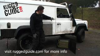 Fitting Jerry Can Side Lockers to a 110 Defender Hard Top [upl. by Fadil209]