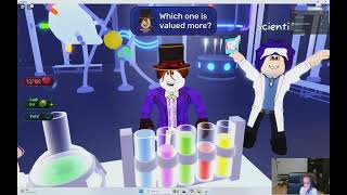 Playing Wonka Story Roblox 🍭 [upl. by Aisel]