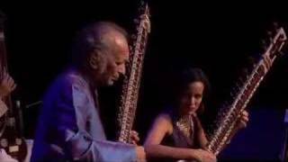 Ravi Shankar with daughter Anoushka Shankar and [upl. by Leynwad913]