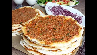 Lahmacun Tarifi  Hatice Mazı ile Yemek Tarifleri [upl. by Lathrope]