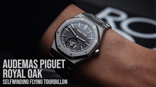 Audemars Piguet Royal Oak Selfwinding Flying Tourbillon  Titanium [upl. by Siroled259]