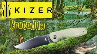 New Kizer Crocodile Only 49 knives edc kizerknives [upl. by Giavani444]