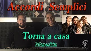 31 Torna a casa Maneskin  Tutorial Pianoforte  Accordi facili [upl. by Godbeare]