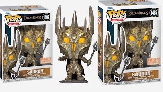 New lord of the rings lotr sauron metallic figure Funko box lunch exclusive revealed [upl. by Brooking]