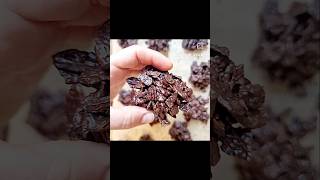 Cornflakes chocolate cookies with just 3 Ingredients😍😋 foodbloggerfoodloverfoodyoutubeshorts [upl. by Nylcaj]