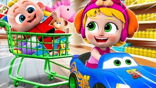 Grocery Store🛒 Baby Goes Shopping Song  Rescue The Baby missing More Nursery Rhymes amp Kids Songs [upl. by Hiltan]