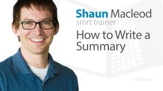 How to Write a Summary [upl. by Trueblood]