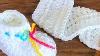 घर पर बनाये बेबी शूज Baby socks 1 से 9 महीने के बेबी के  how to make woolen baby shoes [upl. by Mag]