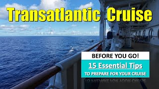 Transatlantic PreCruise Tips 15 Essential Tips to Prepare For Your Cruise royalcaribbean [upl. by Inhoj]