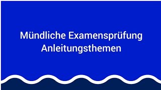 Mündliche Prüfung  Tipps sicher und gut bestehen Anleitungsthemen beim Examen Pflegefachmannfrau [upl. by Naerad]