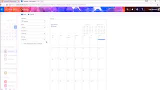 How to print a calendar in Outlook Web AccessOWA [upl. by Aicileb]