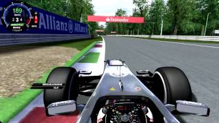 rFactor F1 2013 Hülkenberg Onboard Monza [upl. by Edlitam]