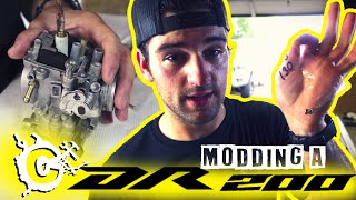 Modding A Suzuki DR200 Part 1 [upl. by Geordie827]