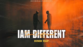 IM DIFFERENT  RITIKRAJ  Hindi Rap  Prod haakeofficial HARDCORE RAP [upl. by Yessac346]