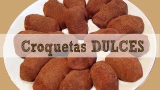 Postres para Niños  Croquetas dulces [upl. by Akenn]