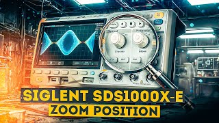 SIGLENT SDS1000X E Zoom Reference Position [upl. by Juno434]