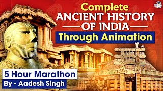 Complete Ancient Indian History in 5 hours through Animation  UPSC IAS [upl. by Jephthah]