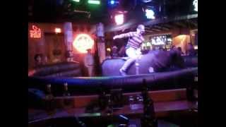 Bull Riding Machine Gilleys Las Vegas [upl. by Plumbo]