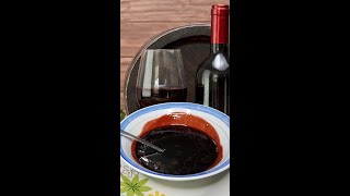 Reducción de vino tinto receta [upl. by Skipton]