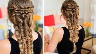 Layered Braid Hair Tutorial [upl. by Luci]