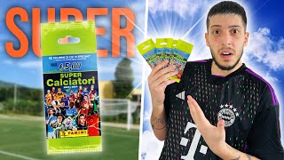 SUPER CALCIATORI PANINI 202324🇮🇹 FUORI in edicola BUSTINE DA €5  Unboxing [upl. by Salahi469]