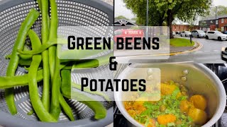 Green beens with potatoes recipe by SampA in UK 🇬🇧 green beans recipe [upl. by Sosna]