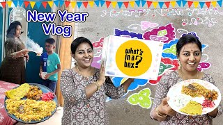 2024 New Year Vlog 💖💖 Updates in HOME  Whats in a BOX   Karthikha Channel [upl. by Bridge]