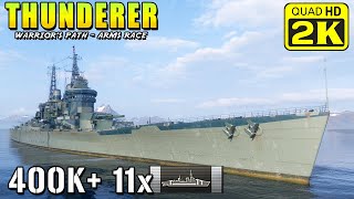 Battleship Thunderer  Still very powerful with range mod and AP [upl. by Etnohs33]