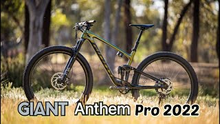 Giant Anthem Advanced Pro 29 1  2022  Men XC Bike  Review [upl. by Aisatan193]