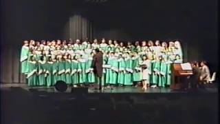 POULENC Gloria – South Plainfield High School Chorus New Jersey 1993 [upl. by Saiasi]