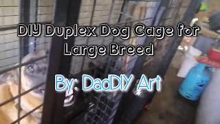 DIY Duplex Dog Cage [upl. by Scoter]