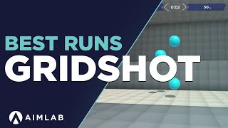 Best Aim Lab Highlights GRIDSHOT [upl. by Ttesil791]