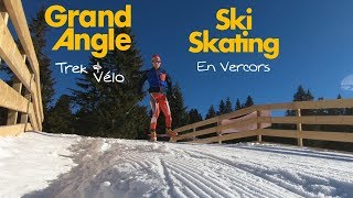 Ski de fond skating dans le Vercors [upl. by Tavish]