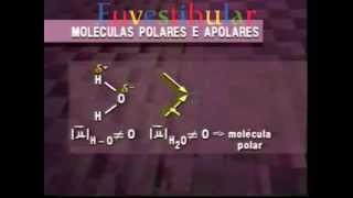 24 Moléculas Polares e Apolares  Química Vestibulando Digital [upl. by Dovev]