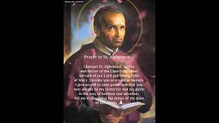 St Alphonsus  Patron saint of confessors moral theologians amp arthritis [upl. by Kuhn325]