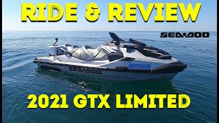 2021 Sea Doo GTX 300 Limited Review [upl. by Elrebmik]