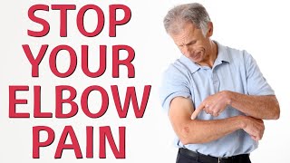 STOP Your Elbow Pain Tennis Elbow in 90 Seconds Self Treatment [upl. by Glenna]