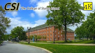 4K Raw Video  The College of Staten Island Driving Tour  CSI New York [upl. by Hance221]