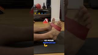 Entorse de cheville 3 cheville ankle tests reeducation entorse sportif handball exercices [upl. by Keavy]