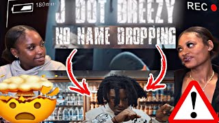 🥶🤫”No Name Dropping”  JDot Breezy Music Video  REACTION [upl. by Stanhope]