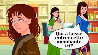 Tous avec des dégoût ont regardé la mendiante à la boulangerie Tous sauf une personne [upl. by Gnoy]