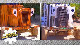 ⚙️ Mega Machines  HIDE AND SEEK  Cars for kids  Learning cars trucks excavators [upl. by Cassondra305]