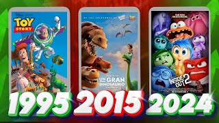 Todas las películas de Disney Pixar 1995 – 2024 [upl. by Rea668]