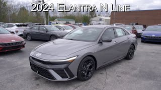 New Fluid Metal Color 2024 Hyundai Elantra N Line at Hyundai of Cookeville [upl. by Auof]