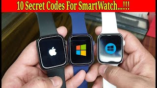 10 Secret Codes For SmartWatch in 2022 [upl. by Nbi380]