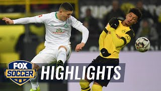 Borussia Dortmund vs Werder Bremen  201819 Bundesliga Highlights [upl. by Antonio]