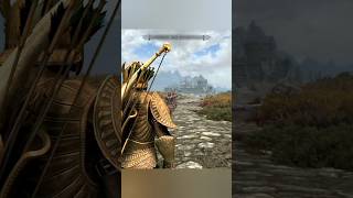 Skyrim Golden Archer bethesda elderscrolls6 gaming khajiit skyrim mods [upl. by Odericus]