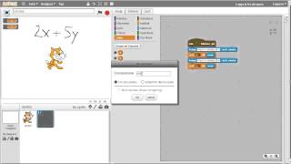 Enkel beräkning av uttryck i Scratch [upl. by Dnalyar922]