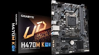 GIGABYTE H470M K 🎯 Motherboard Unboxing and Review [upl. by Nasya]